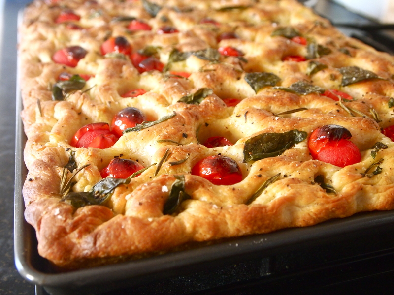 Tomato and Herb Focaccia